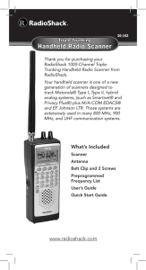 Handheld Radio Scanner