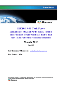 Derivation of PSE and PD PI Rmax, Rmin in order to