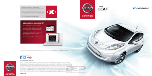 Nissan 2016 LEAF Brochure - Dealer E