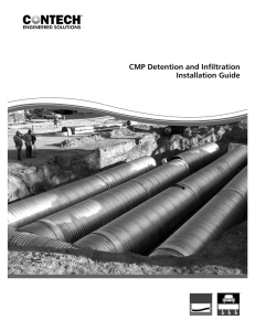 CMP Detention and Infiltration Installation Guide