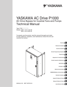 YASKAWA AC Drive P1000