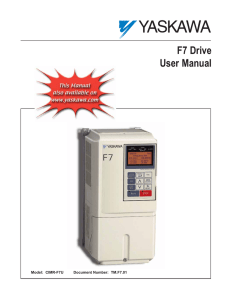 F7 Drive User Manual