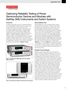 Optimizing Reliability Testing of Power Semiconductor Devices and