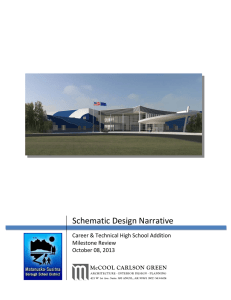 Schematic Design Narrative - Matanuska