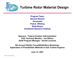 Turbine Rotor Material Design - darwin