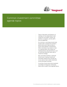 Common investment committee agenda topics