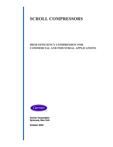 SCROLL COMPRESSORS