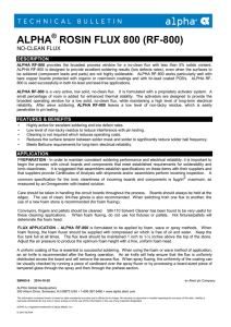 alpha rosin flux 800 (rf-800)