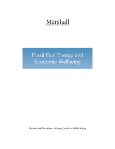 Fossil Fuel Energy and Economic Wellbeing