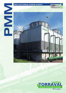 Non-corroding cooling towers Non