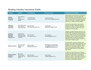 Boating Industry Insurance Guide