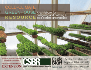 Cold-Climate Greenhouse Resource