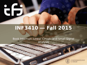 INF3410 — Fall 2015