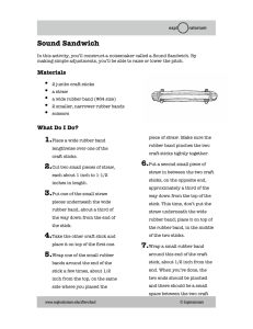 Sound Sandwich - Exploratorium