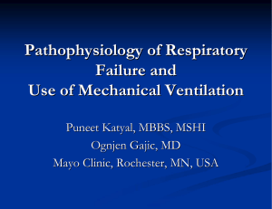 Respiratory Failure - American Thoracic Society