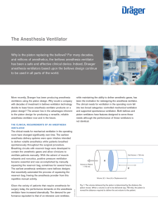 The Anesthesia Ventilator