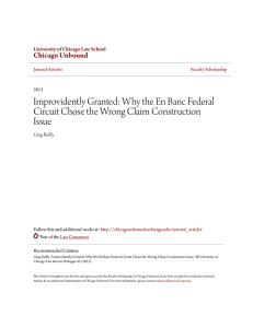 Improvidently Granted: Why the En Banc Federal Circuit Chose the