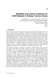 Reliability and Lifetime Prediction for IGBT Modules in