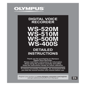 WS-510M Detailed Instructions