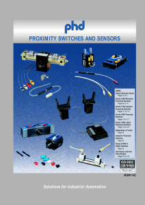 proximity switches and sensors - PHD LitStore