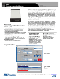 PHD Programmable Hall Device