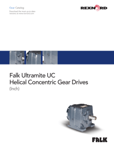 Falk Ultramite UC Helical Concentric Gear Drives