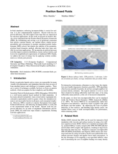 Position Based Fluids