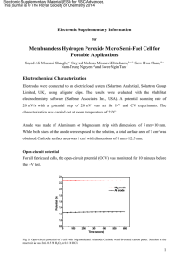 Membraneless Hydrogen Peroxide Micro Semi