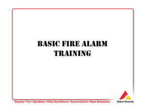 basic fire alarm training