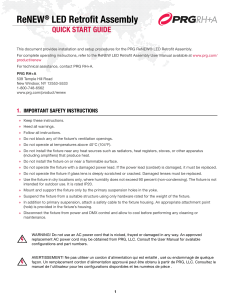 ReNEW® LED Retrofit Assembly