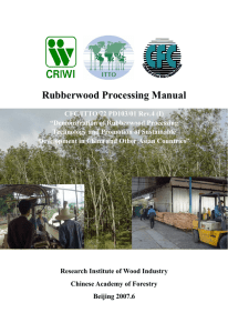 Rubberwood Processing Manual