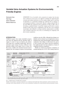 Variable Valve Actuation Systems for Environmentally