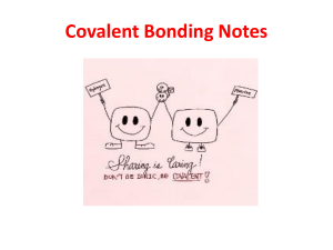 Covalent Bonding Notes