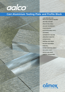 Cast Aluminium Tooling Plate and Profile Block