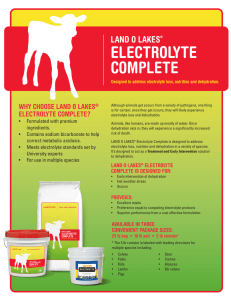 electrolyte complete - Land O`Lakes Milk Replacer