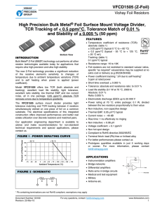 VFCD1505 - VPG | Performance through Precision