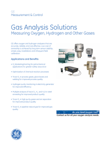 Gas Analysis Solutions Measuring Oxygen, Hydrogen and Other