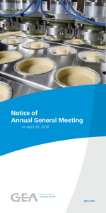 Notice of Annual General Meeting