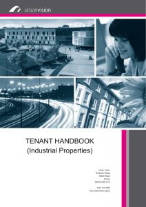 TENANT HANDBOOK (Industrial Properties)