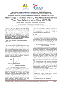 Methodology to Estimate The DQ Axis Model Parameter