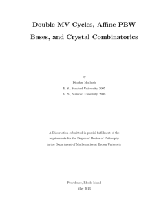 Double MV Cycles, Affine PBW Bases, and Crystal Combinatorics
