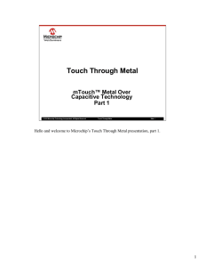 Touch Through Metal