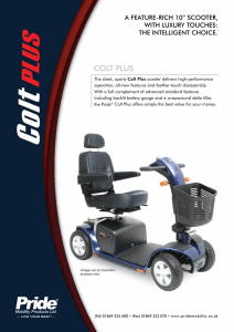 COLT PLUS - Pride Mobility