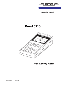 Cond 3110 - Global Water Instrumentation