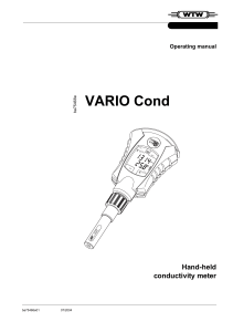 VARIO Cond - Global Water Instrumentation