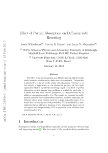 Effect of Partial Absorption on Diffusion with Resetting arXiv
