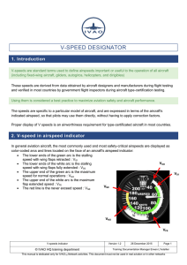 V-speed designator