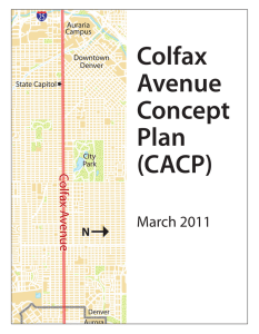 Colfax Avenue Concept Plan