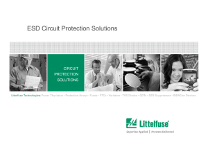 ESD Circuit Protection Solutions