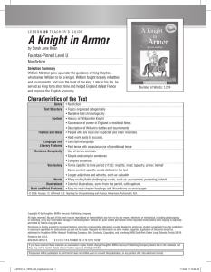 A Knight in Armor - Houghton Mifflin Harcourt